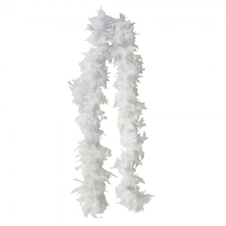 Боа из перьев 80г (белое)